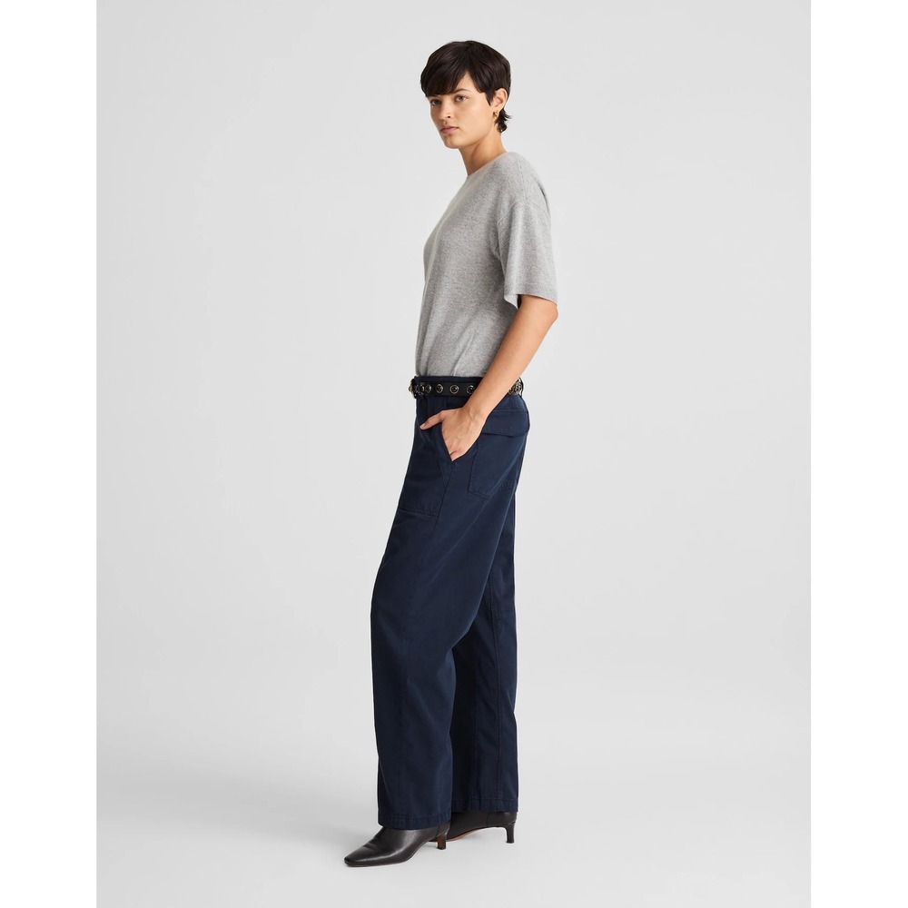 Madewell the darted barrel leg pant NWT 26 blue